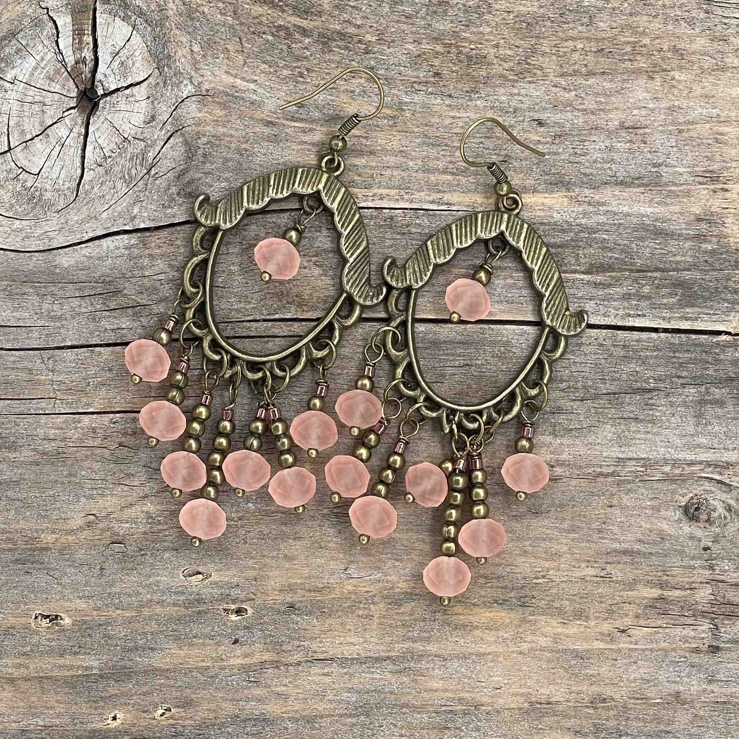 Chandelier Øredobber i Messing - 85 mm - 63