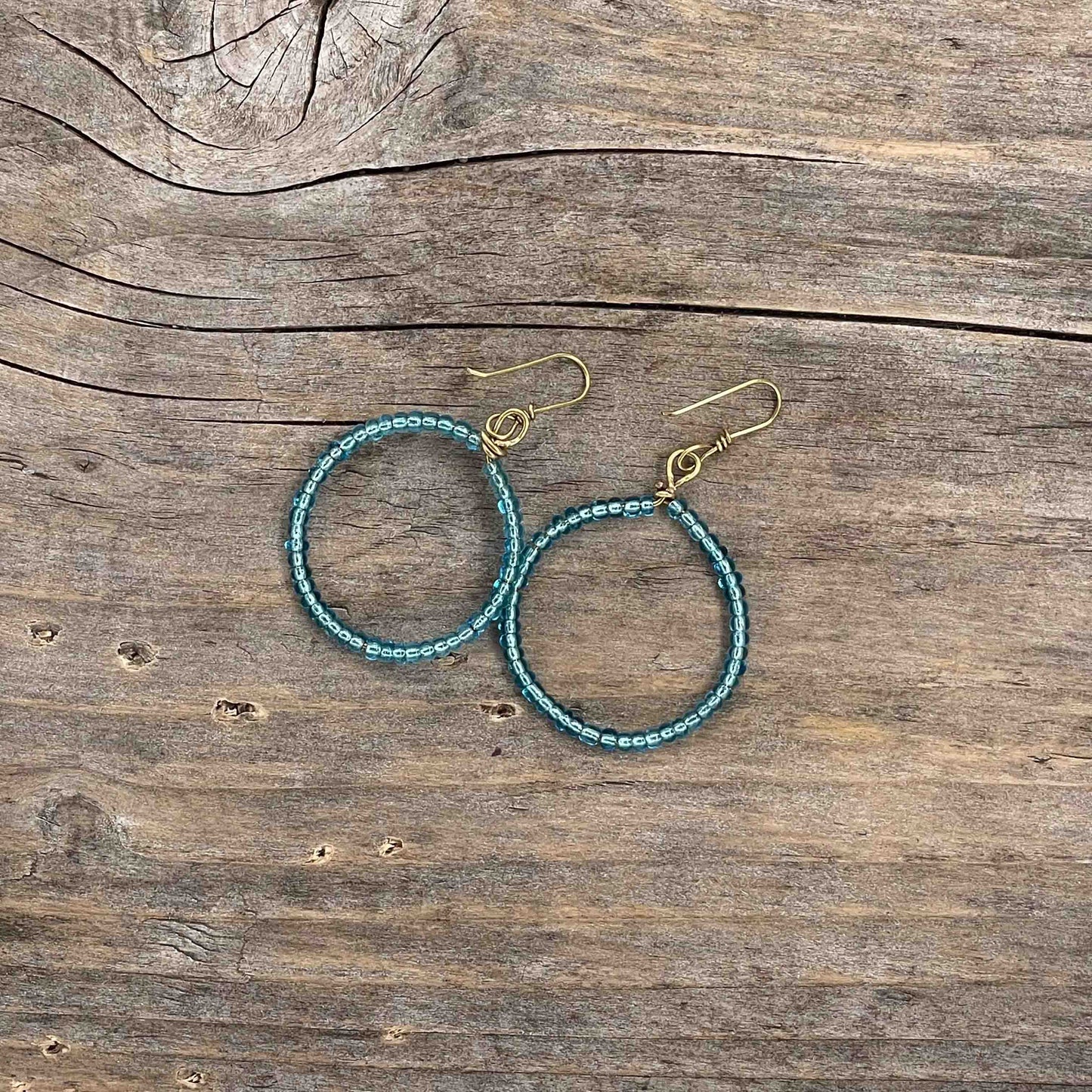 Øredobber Antikk Messing - Hoops