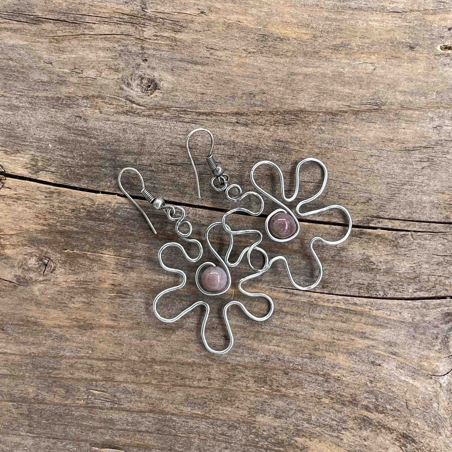 Øredobber i Sølv med Turmalin - 55 mm - 444