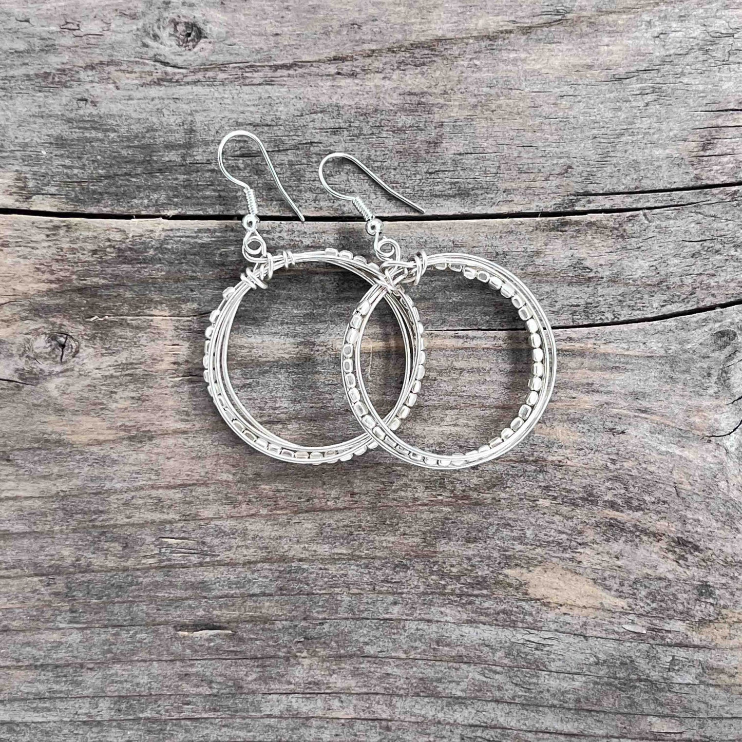 Hoops i Sølv - 55 mm - 483