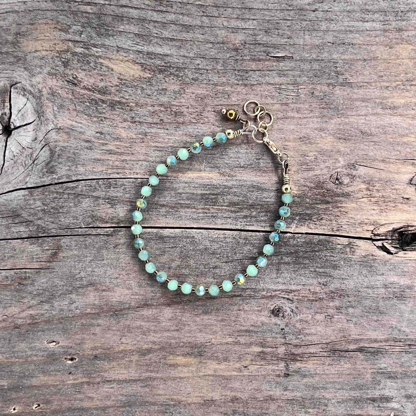 Armbånd i Gull med Lenke/Wire - 525