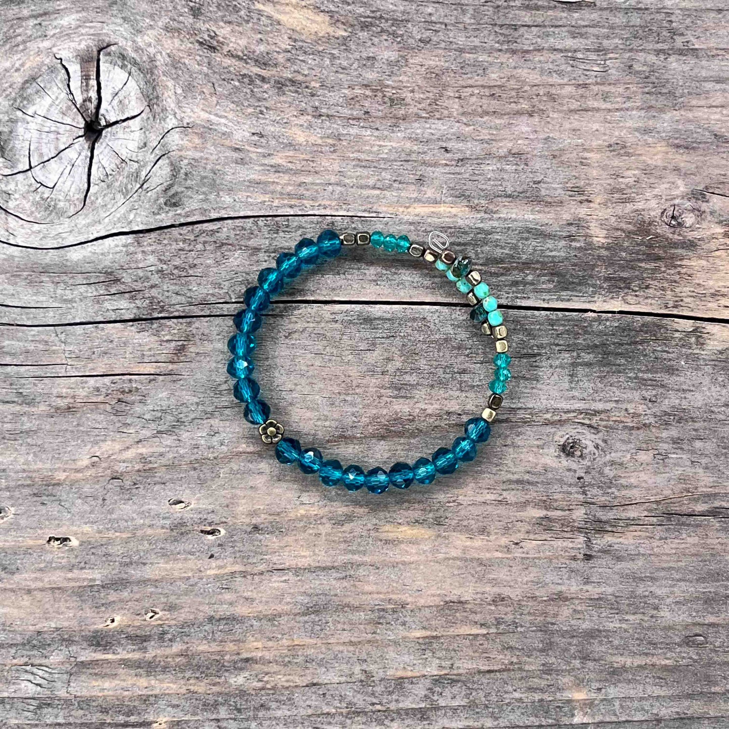 Armbånd i Messing med Memorywire - 593