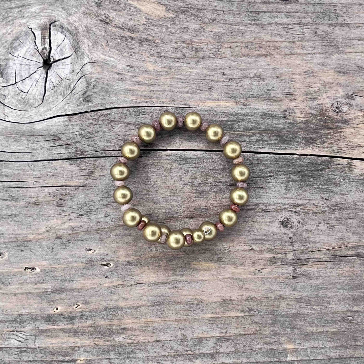 Armbånd i Messing med Memorywire - 604