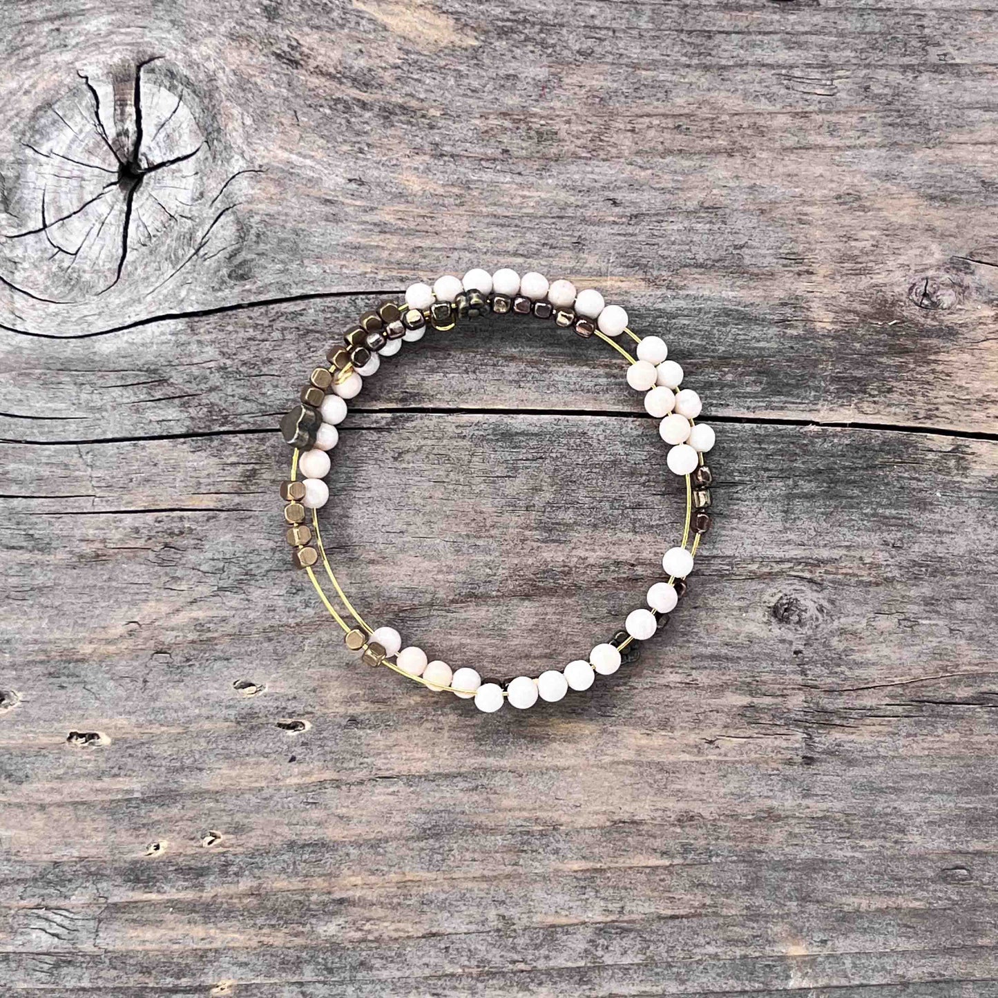 Armbånd i Messing med Memorywire - 606