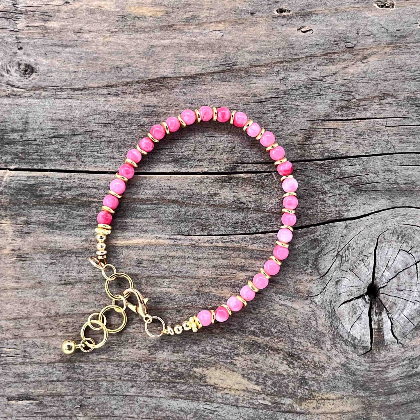 Armbånd i Gull med Lenke/Wire - 774