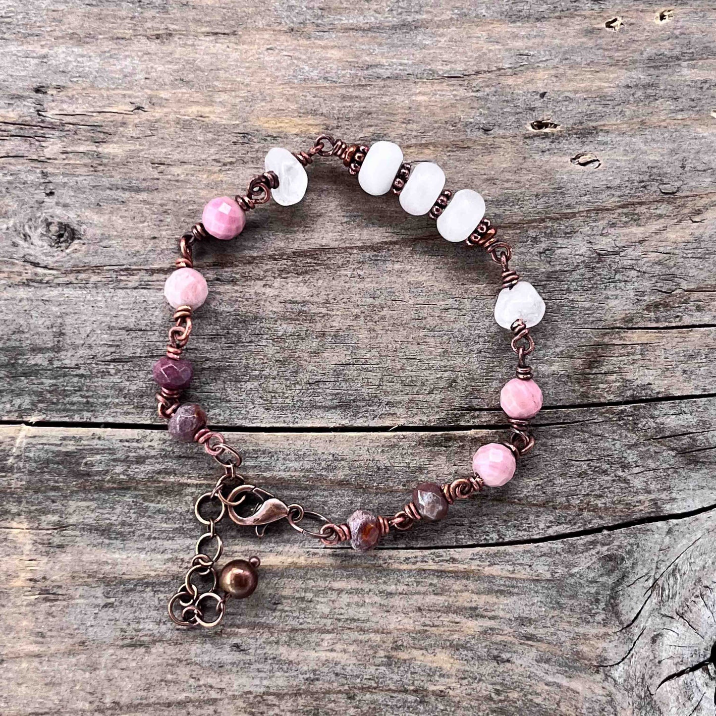 Armbånd i Kobber med Lenke/Wire - 802