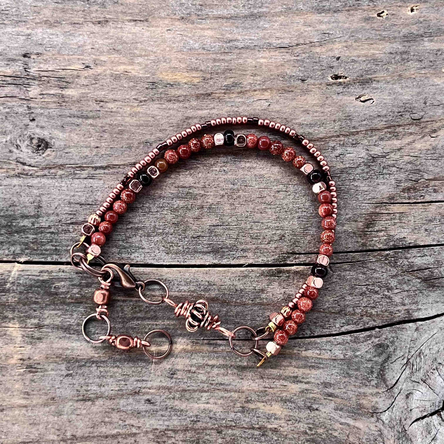 Armbånd i Kobber med Lenke/Wire - 804