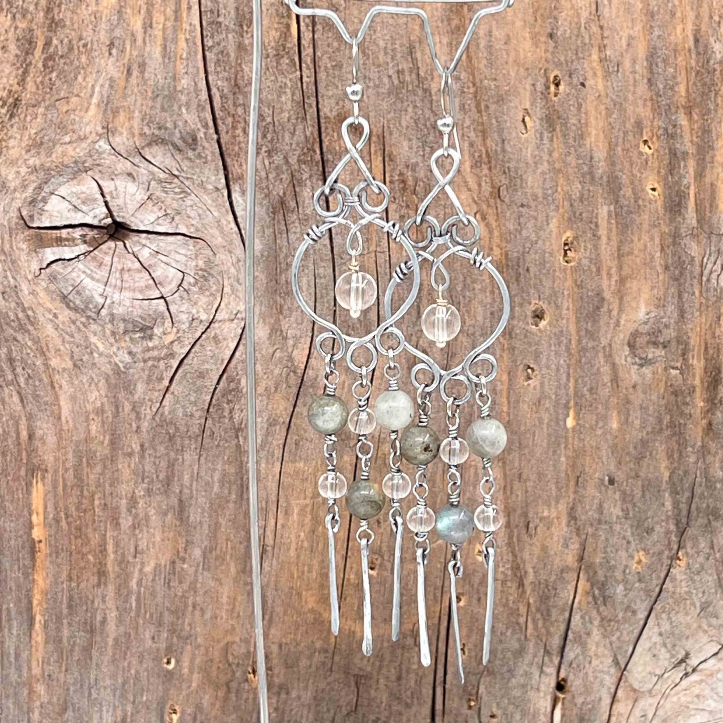 Chandelier i Sølv - 100 mm - 936