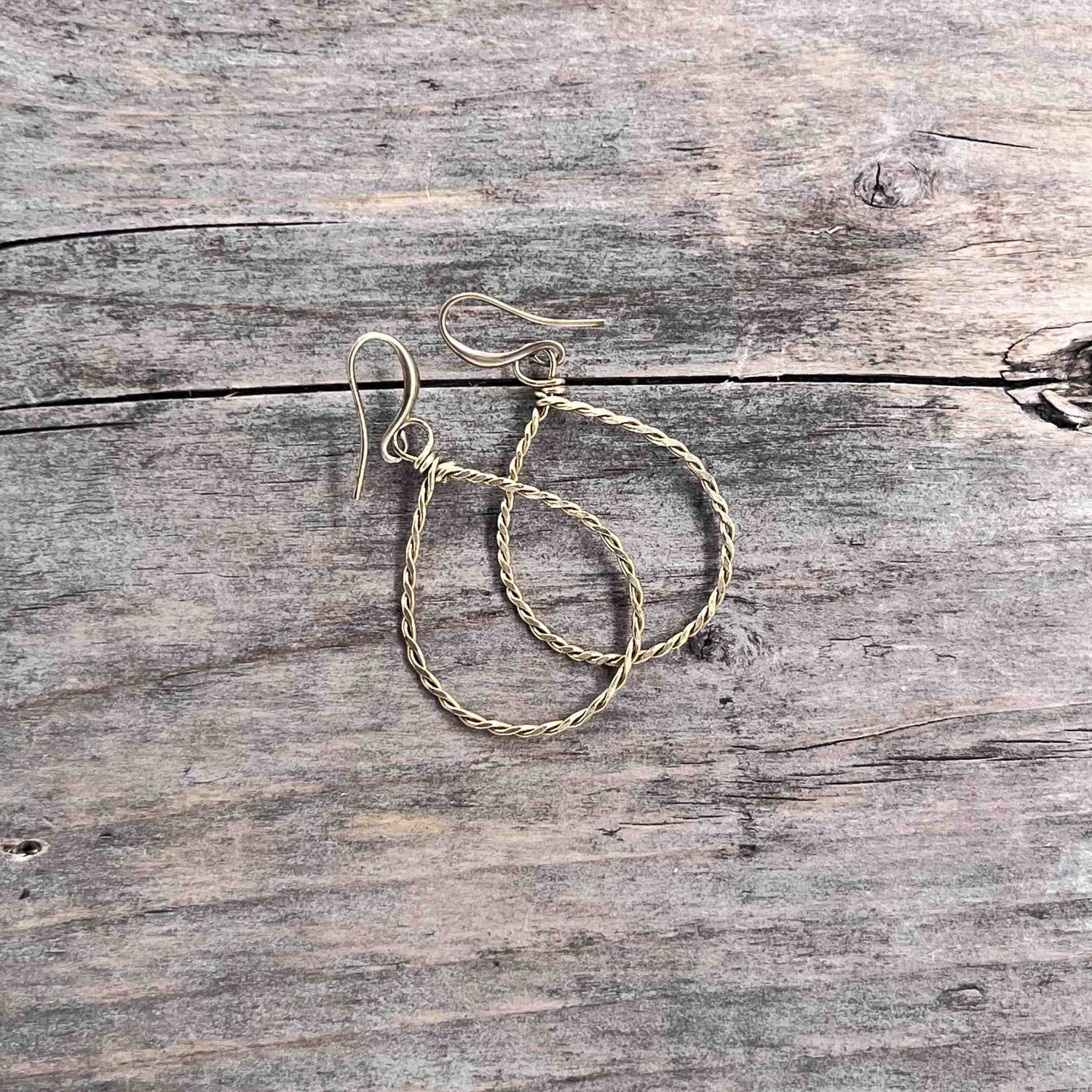 Messing Øredobber