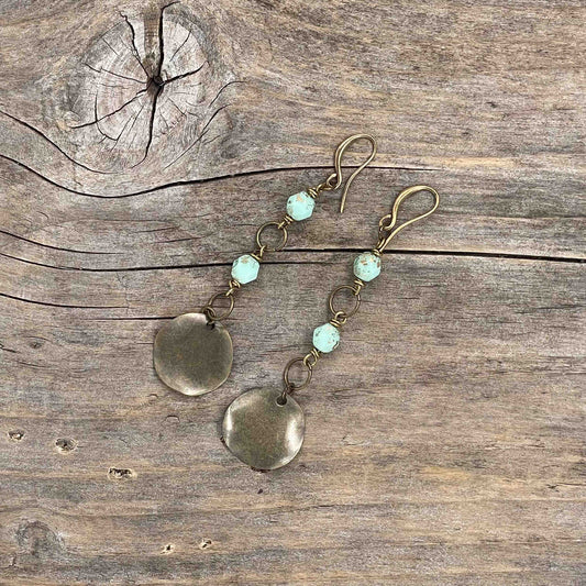 Øredobber i Messing - 70 mm - 68