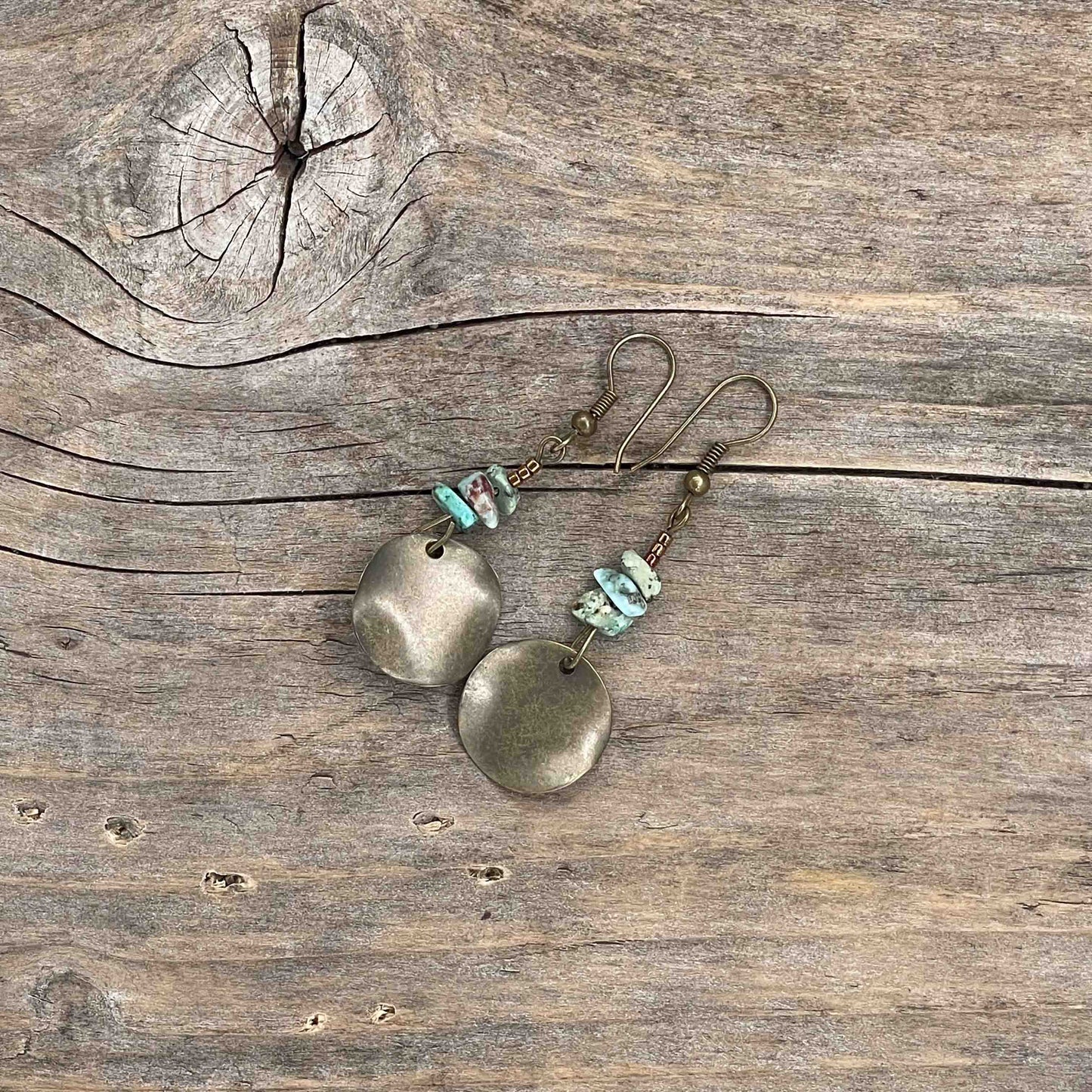 Øredobber i Messing - 50 mm - 70