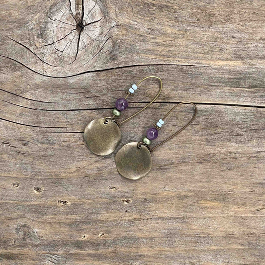 Øredobber i Messing - 50 mm - 73