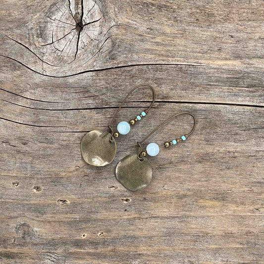 Øredobber i Messing - 50 mm - 74