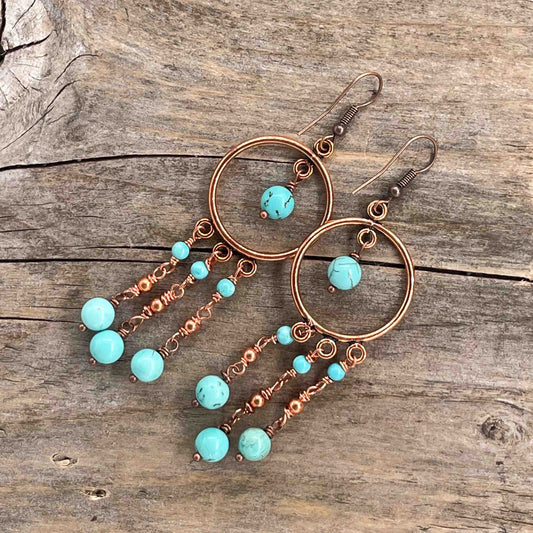 Chandelier i Kobber - 80 mm - 274