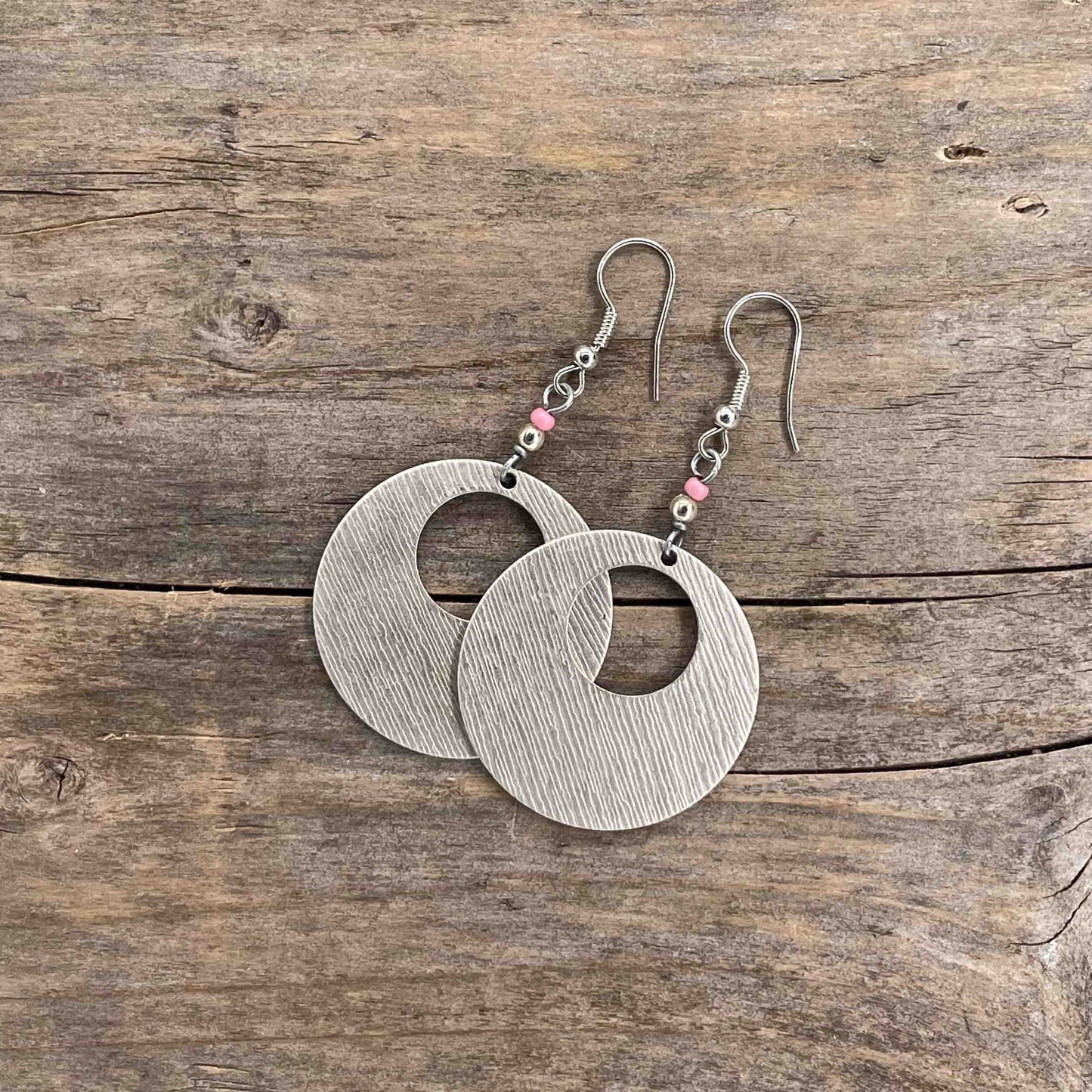 Øredobber i Sølv med Glassperler - 60 mm - 363