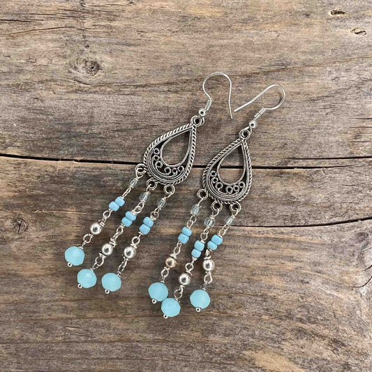 Chandelier i Sølv - 85 mm - 395