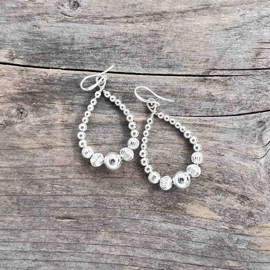 Hoops i Sølv - 55 mm - 477