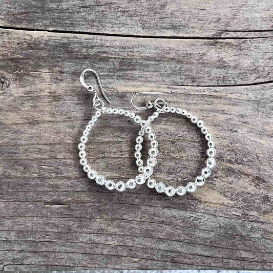 Hoops i Sølv - 50 mm - 479