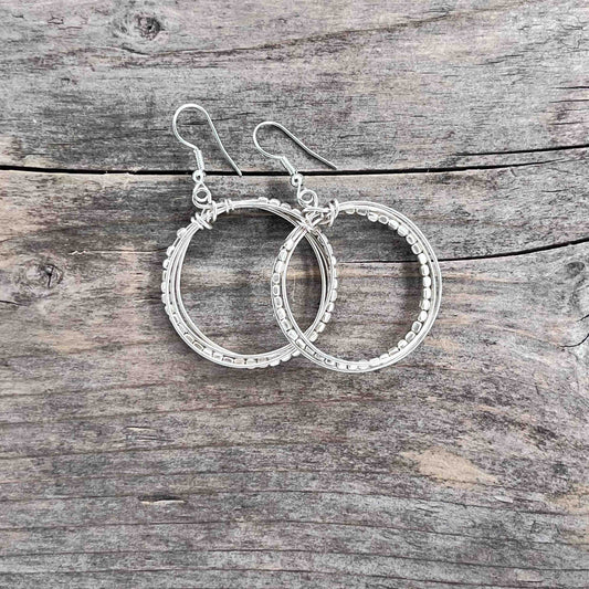 Hoops i Sølv - 55 mm - 483