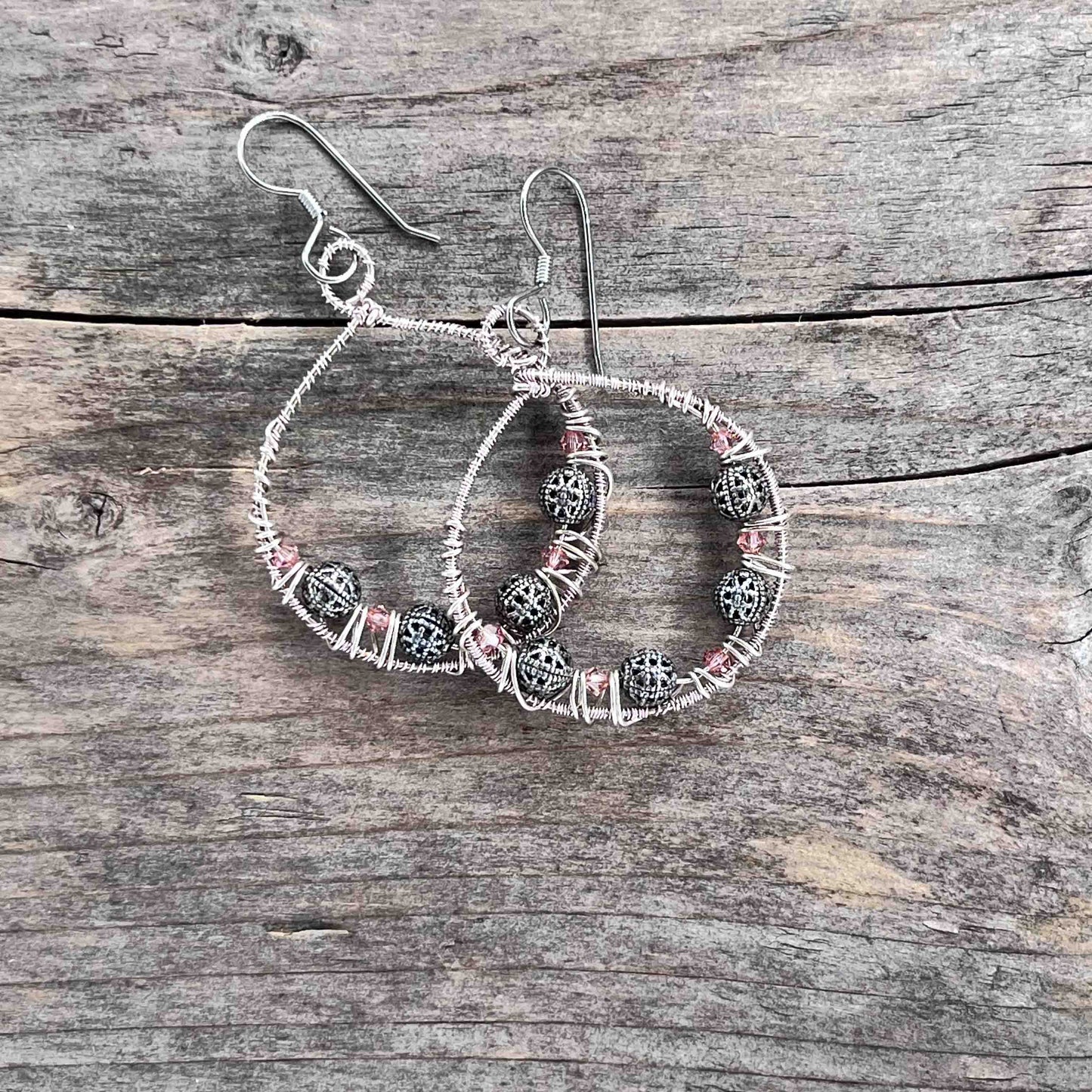 Hoops i Sølv - 70 mm - 489