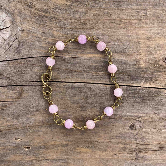 Armbånd i Messing med Lenke/Wire - 512