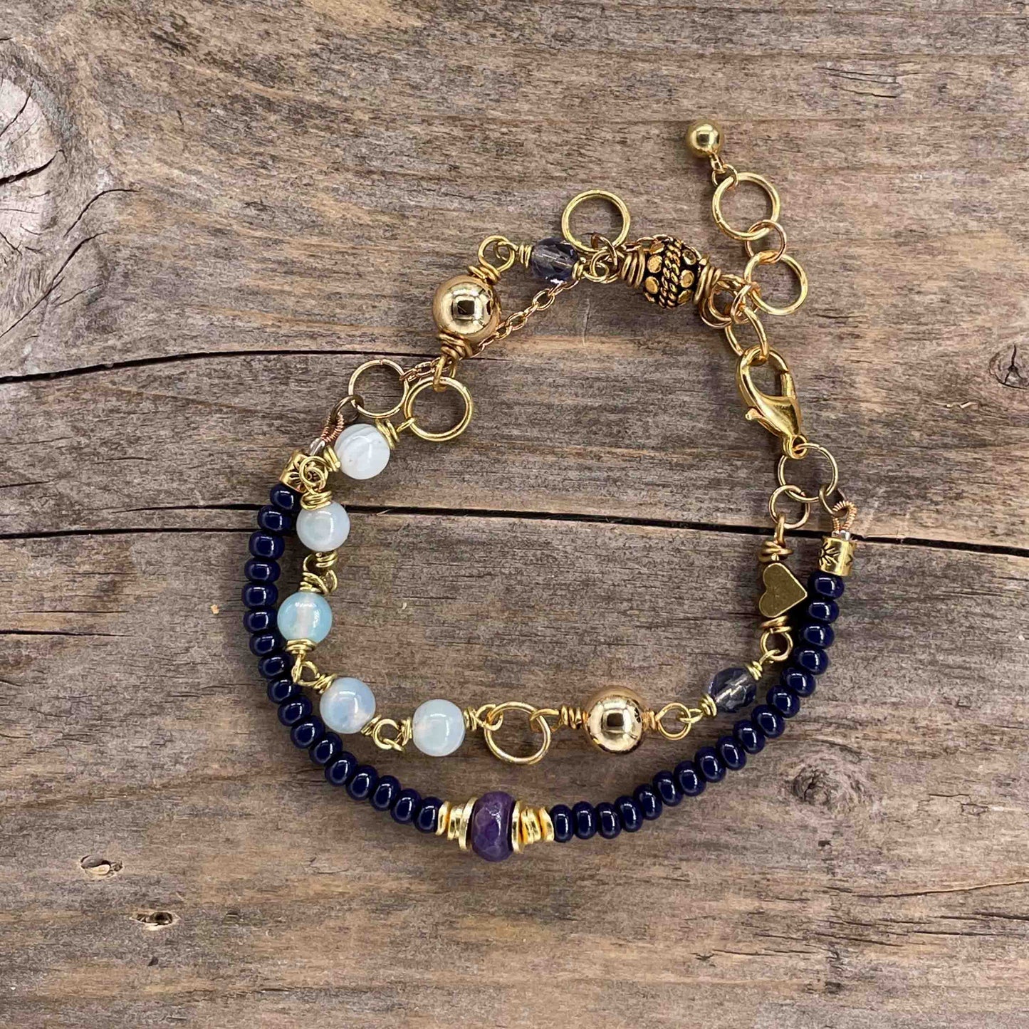 Armbånd i Gull med Lenke/Wire - 520