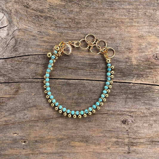 Armbånd i Gull med Lenke/Wire - 521