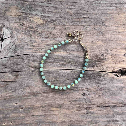 Armbånd i Gull med Lenke/Wire - 525