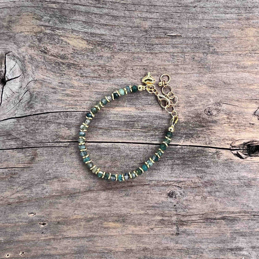 Armbånd i Gull med Lenke/Wire - 527