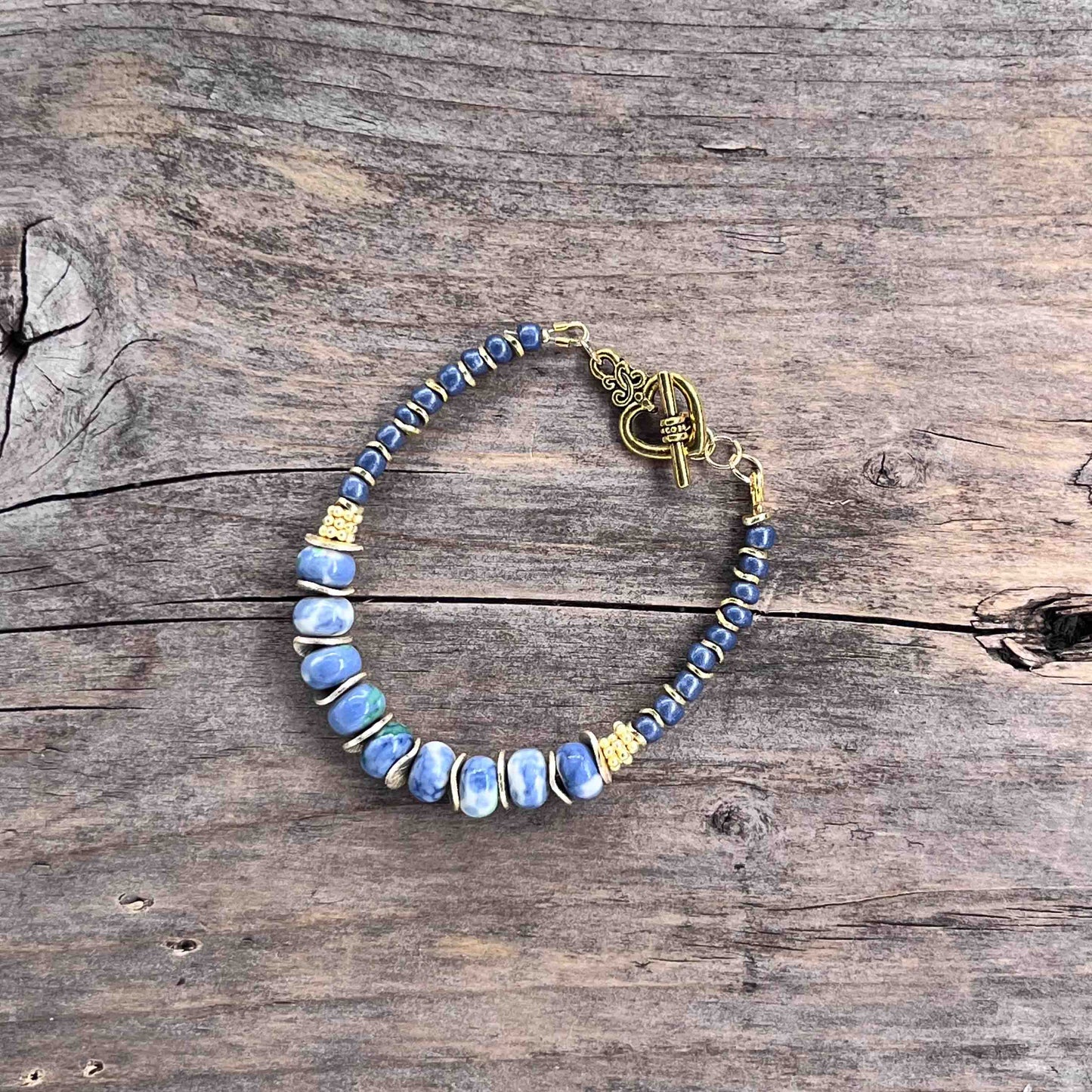 Armbånd i Gull med Lenke/Wire - 529