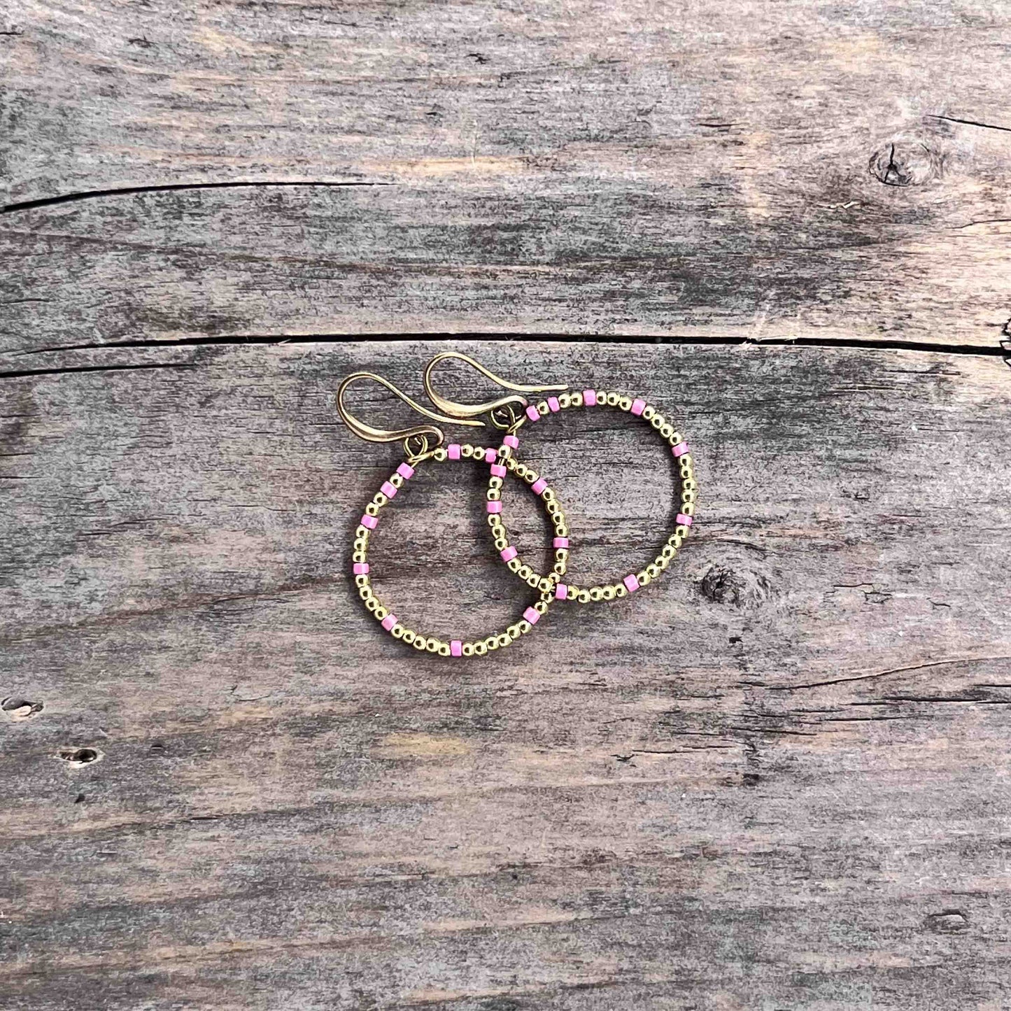 Messing Hoops - shiny - 40 mm - 560