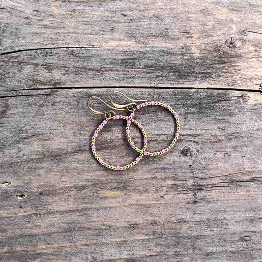 Messing Hoops - shiny - 40 mm - 560
