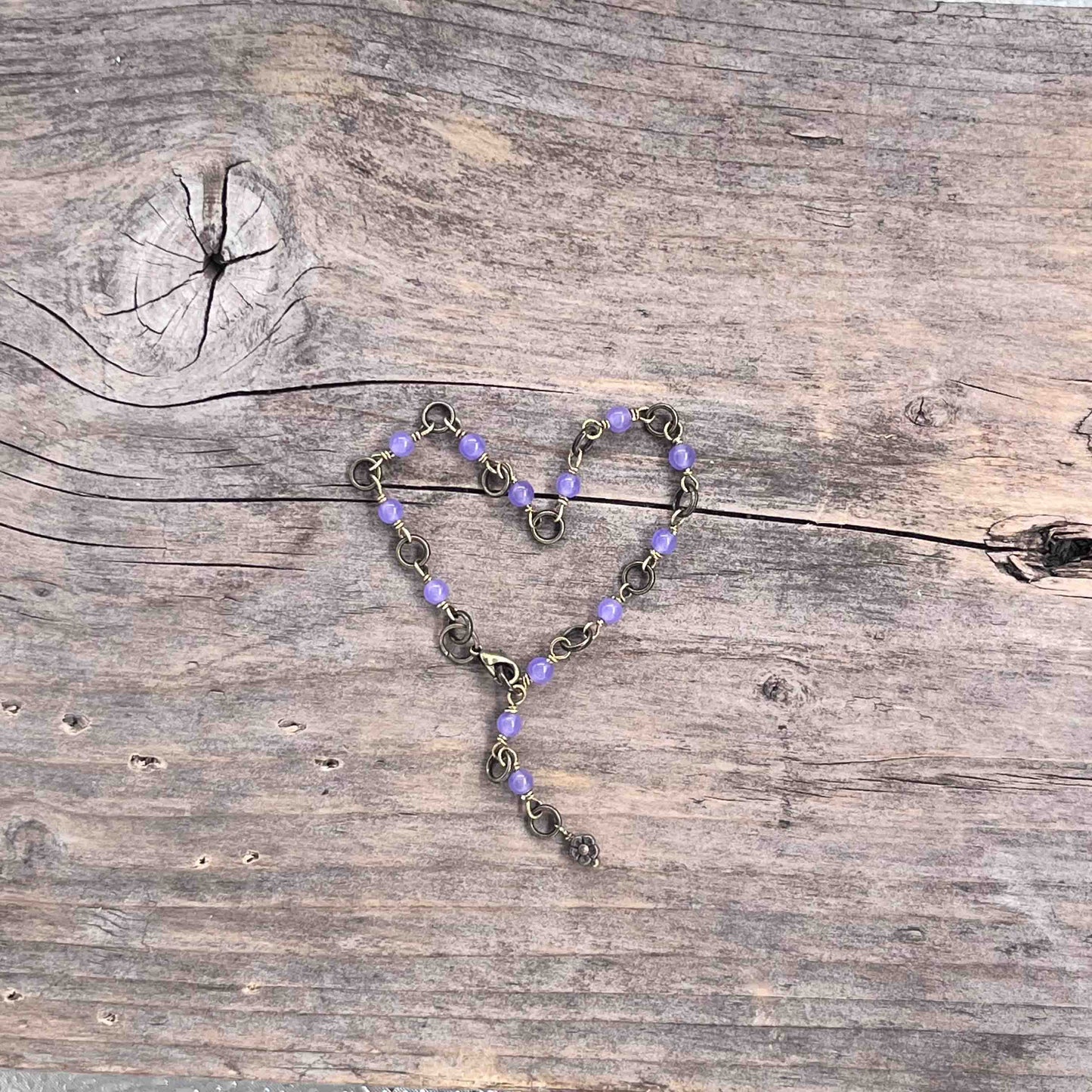 Armbånd i Messing med Lenke/Wire - 583