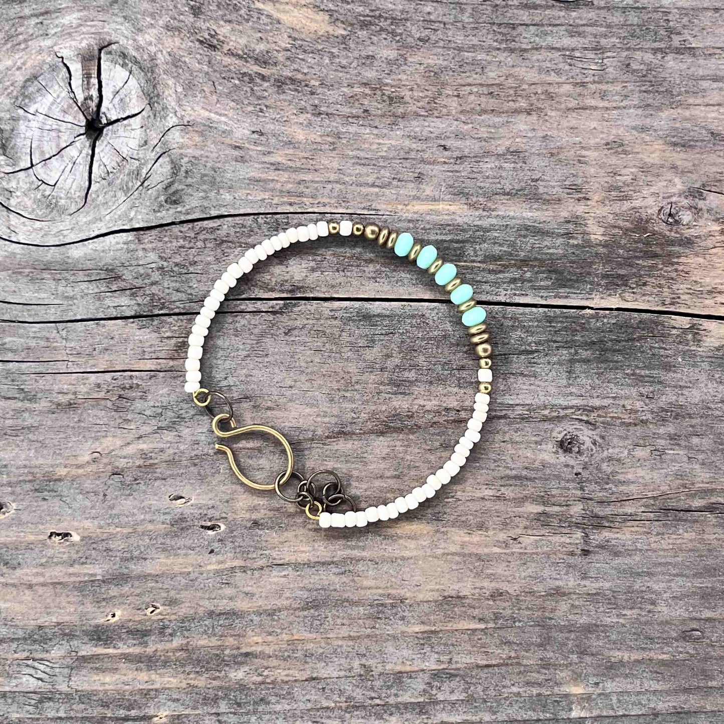 Armbånd i Messing med Memorywire - 595