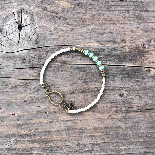 Armbånd i Messing med Memorywire - 595