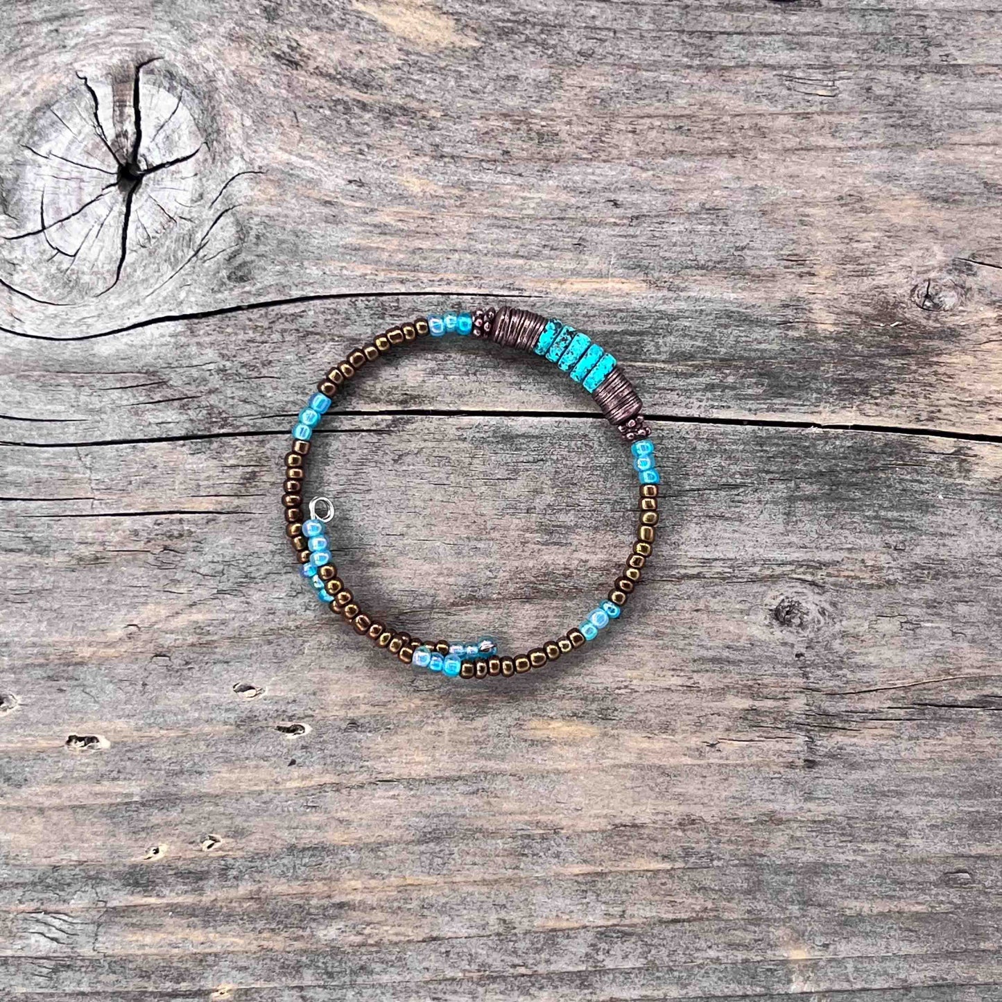 Armbånd i Messing med Memorywire - 602