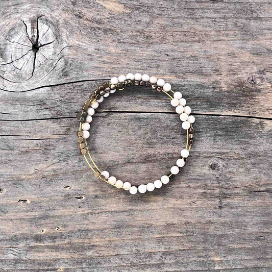 Armbånd i Messing med Memorywire - 606