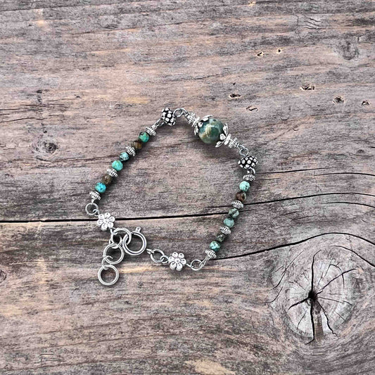 Armbånd i Sølv med Lenke/Wire - 636