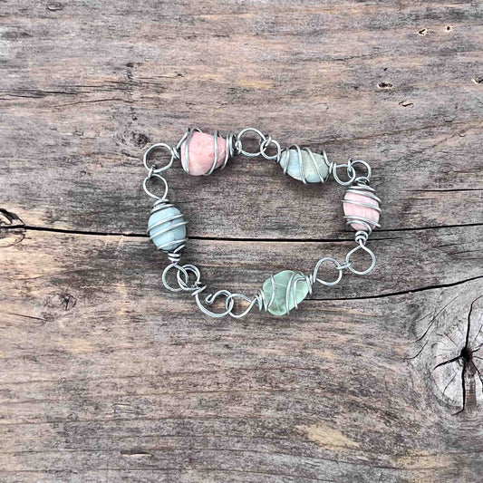 Armbånd i Sølv med Lenke/Wire - 646