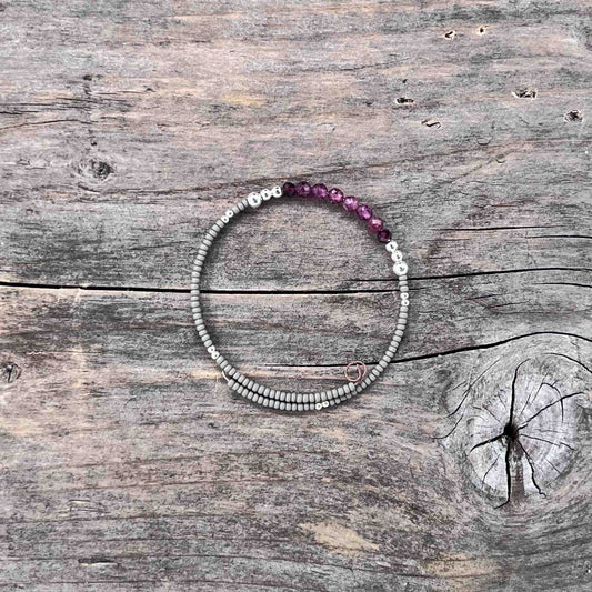 Armbånd i Sølv med Memorywire - 694