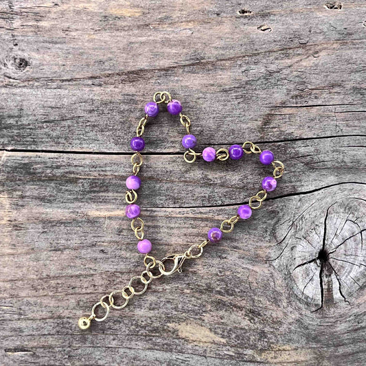 Armbånd i Gull med Lenke/Wire - 771