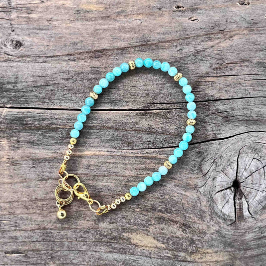 Armbånd i Gull med Lenke/Wire - 772