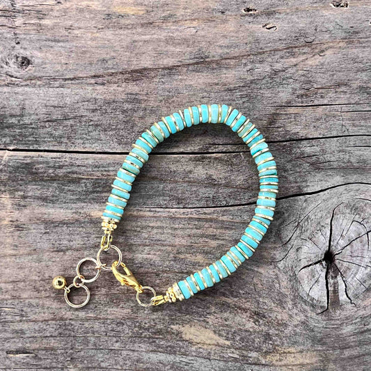 Armbånd i Gull med Lenke/Wire - 773