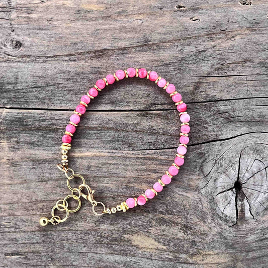 Armbånd i Gull med Lenke/Wire - 774