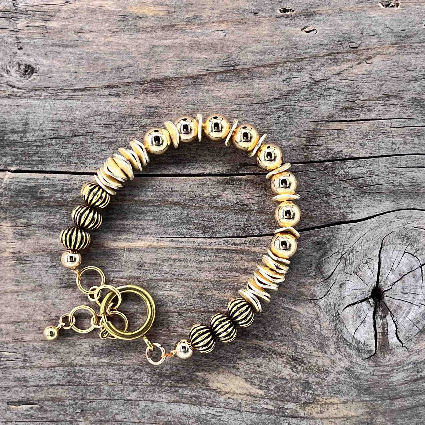 Armbånd i Gull med Lenke/Wire - 777