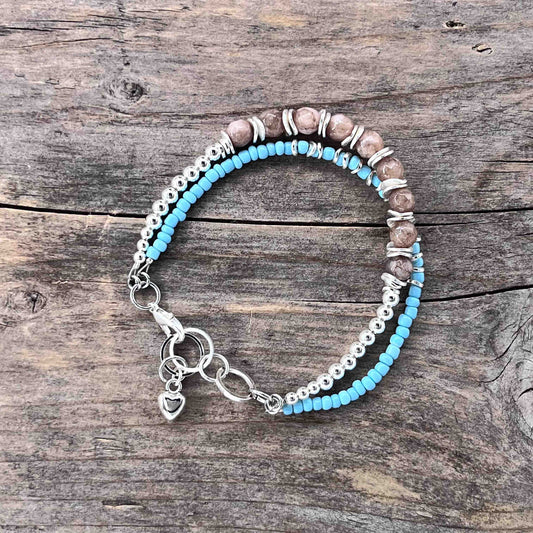 Armbånd i Sølv med Lenke/Wire - 786