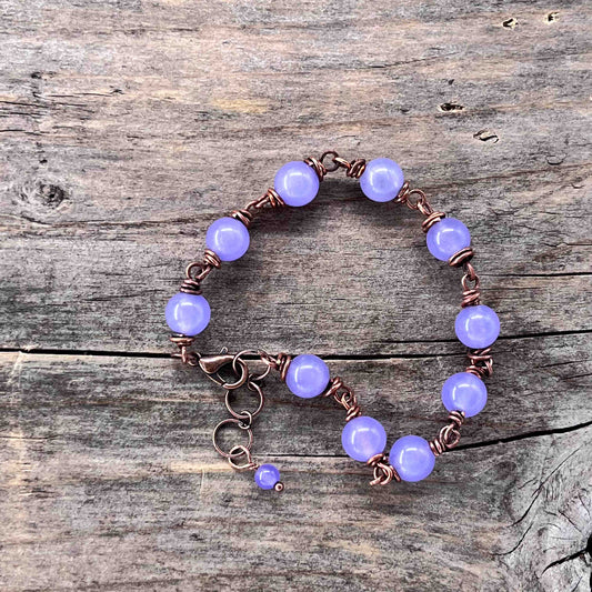 Armbånd i Kobber med Lenke/Wire - 798