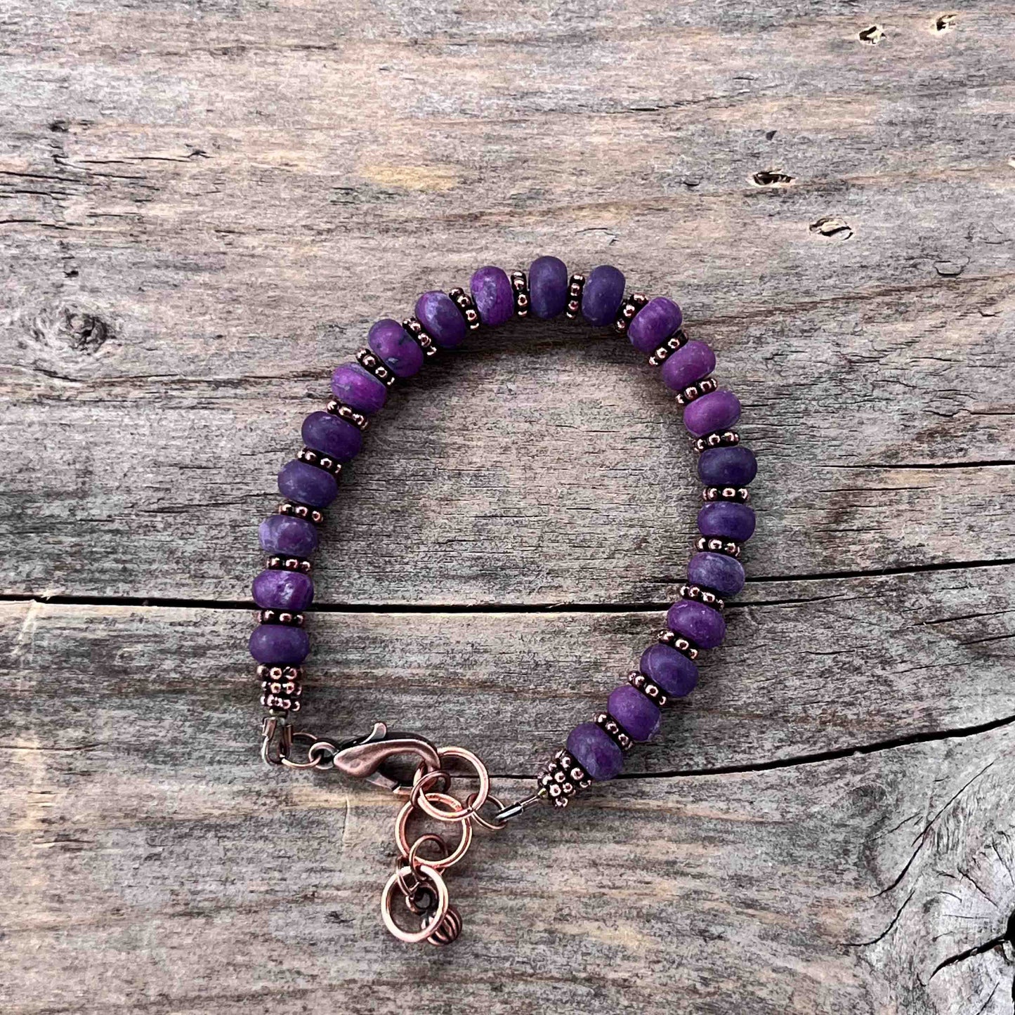 Armbånd i Kobber med Lenke/Wire - 800