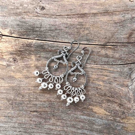 Chandelier i Sølv - 60 mm - 843