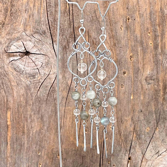 Chandelier i Sølv - 100 mm - 936